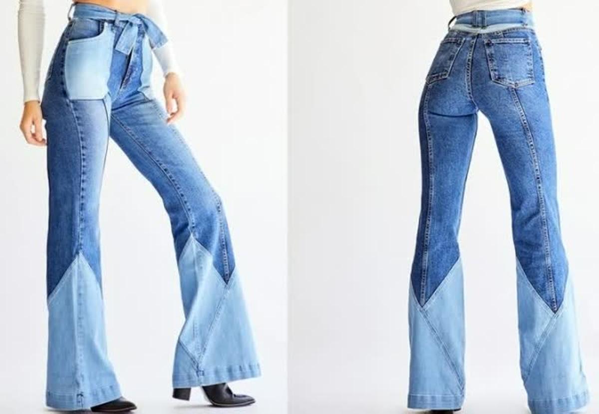 Dames Wijde Jeans van Denim