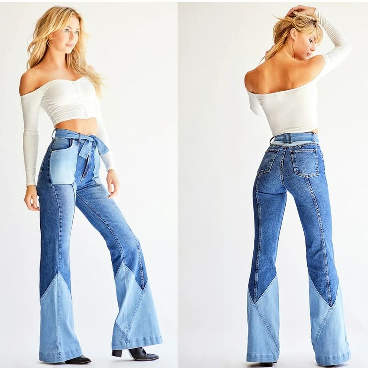 Dames Wijde Jeans van Denim