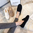 Dames Winter Slippers Met Slipbestendige Zool En Ademend Materiaal
