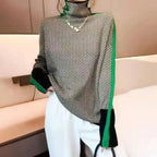 Dames Zachte Roll Neck Sweater Voor Winterse Comfort En Stijl