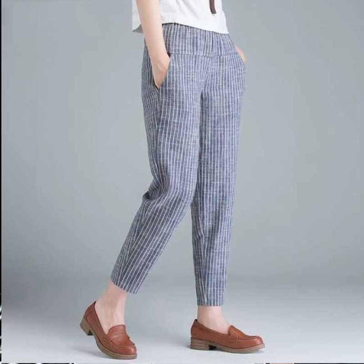 Damesmode Broeken Met Moderne Pasvorm En Veelzijdige Stijl