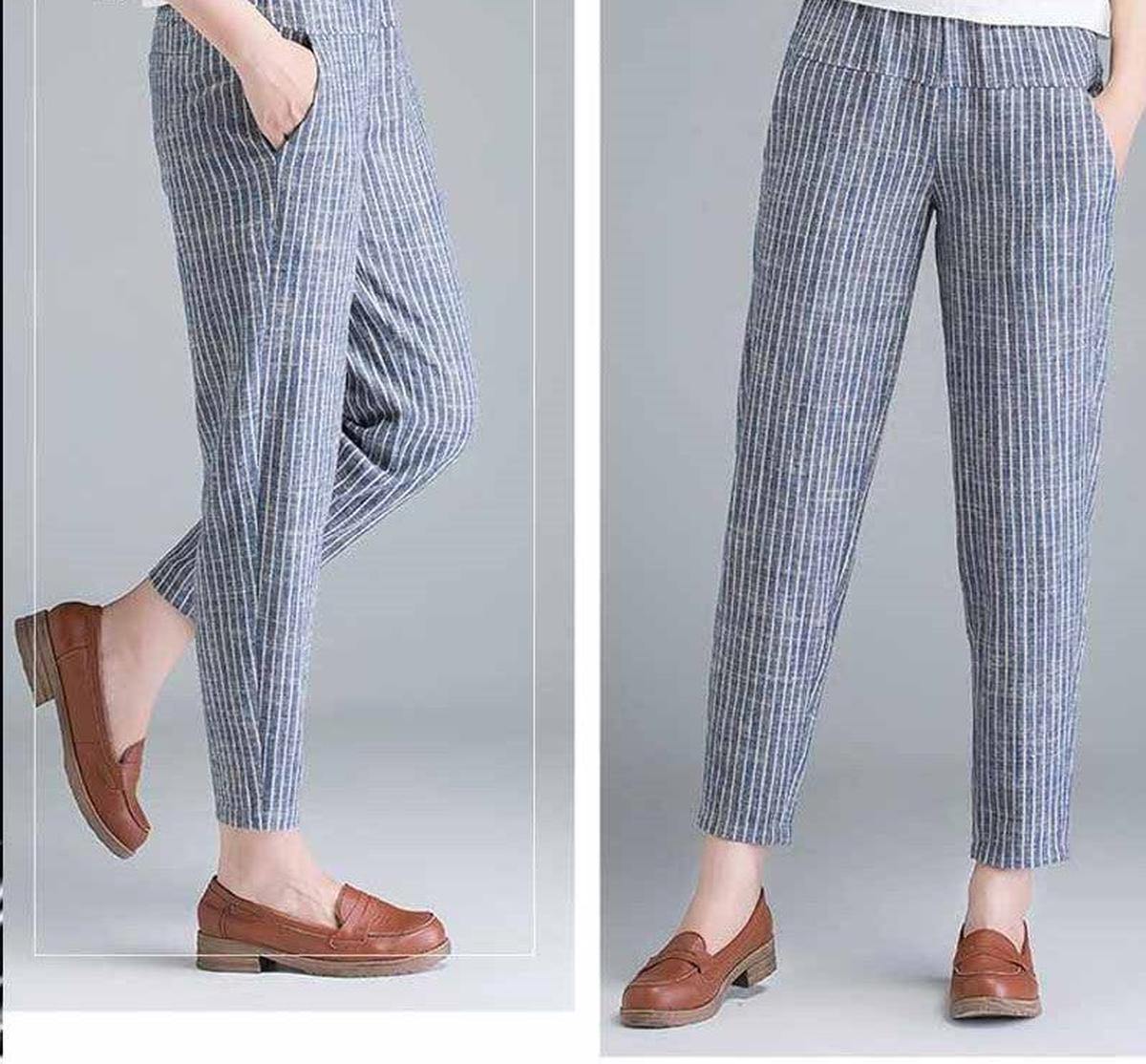 Damesmode Broeken Met Moderne Pasvorm En Veelzijdige Stijl