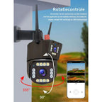 Draadloze Beveiligingscamera met Zonnepaneel - DualGuard 4K