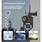 Draadloze Beveiligingscamera met Zonnepaneel - DualGuard 4K