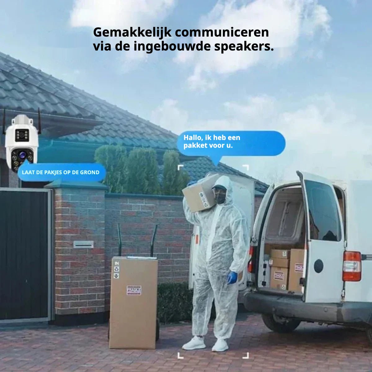 Draadloze Beveiligingscamera met Zonnepaneel - DualGuard 4K