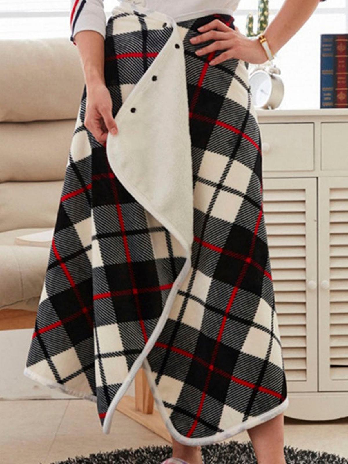 Draagbare Elektrische Deken Voor Vrouwen Met Instelbare Warmte Instellingen