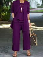 Drie-Delige Dames Comfort En Stijl Set