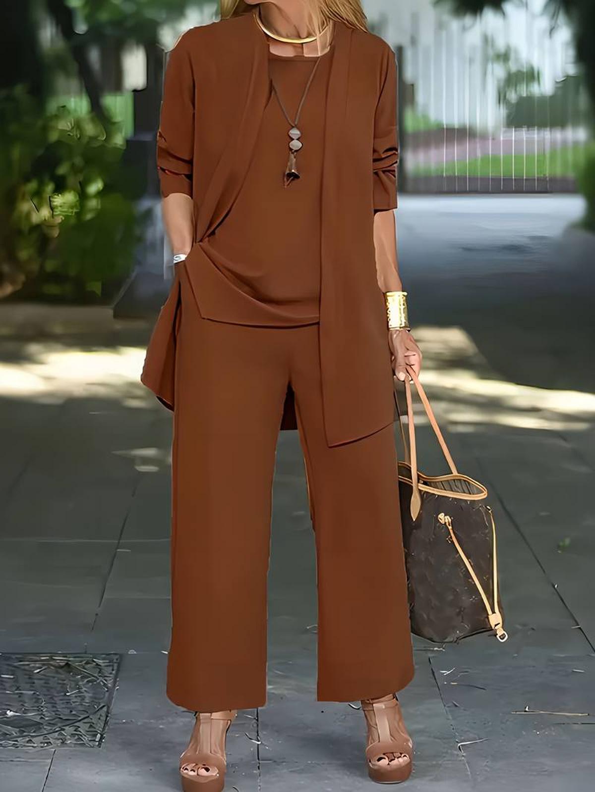 Drie-Delige Dames Comfort En Stijl Set