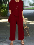 Drie-Delige Dames Comfort En Stijl Set