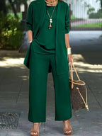 Drie-Delige Dames Comfort En Stijl Set