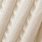 Elegante 3-Delige Gebreide Winterset Met Trui, Broek En Bodywarmer