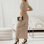 Elegante Avondjurk Voor Vrouwen Met Luxe Stoffen En Flatterende Pasvorm