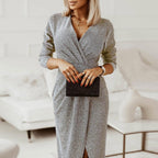 Elegante Avondjurk Voor Vrouwen Met Luxe Stoffen En Flatterende Pasvorm