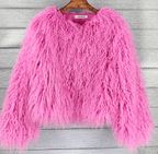 Elegante Dames Imitatie Bont Jas Voor Winter Met Luxe Comfort