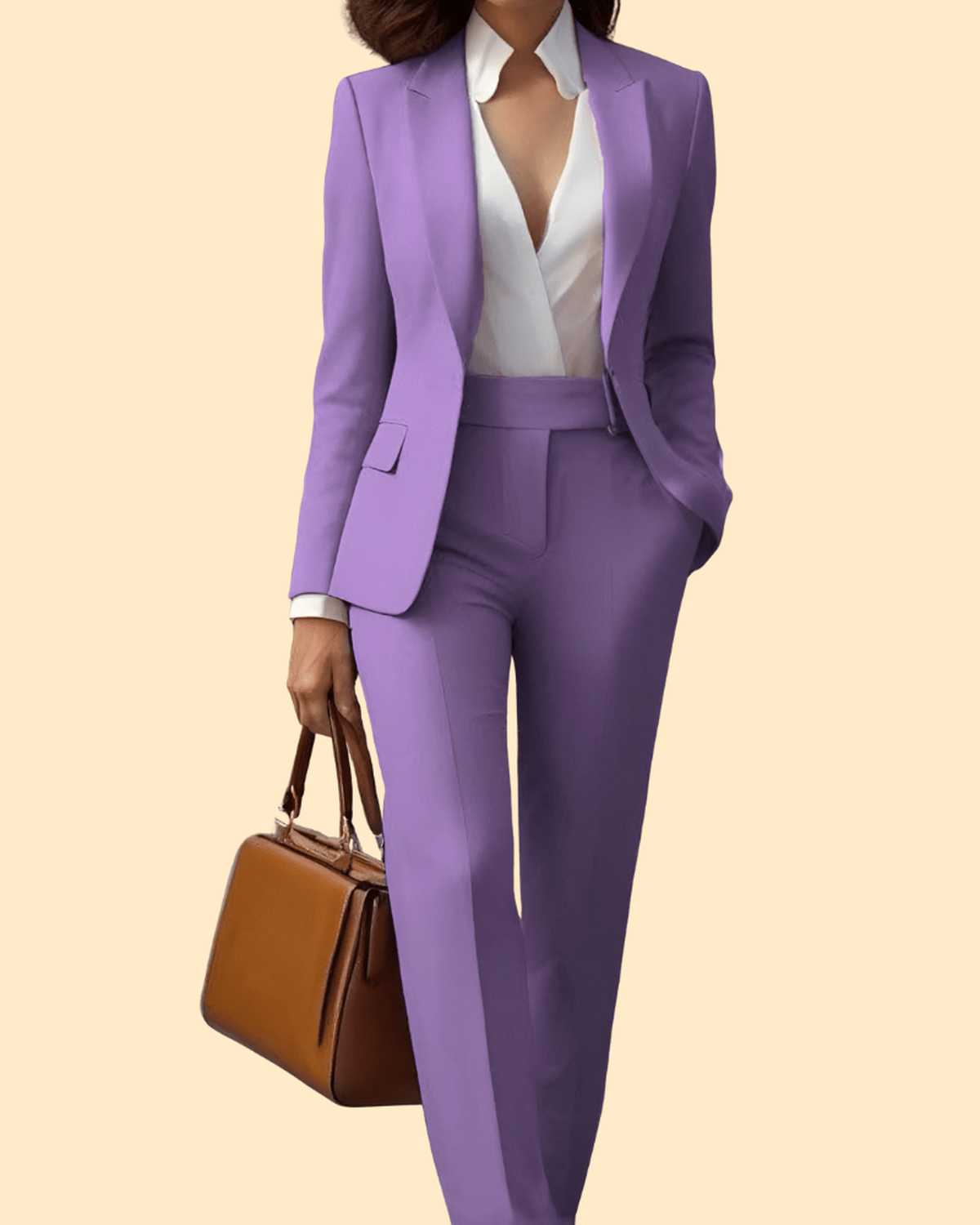 Elegante Dames Op Maat Gemaakt Zakelijk Pakset