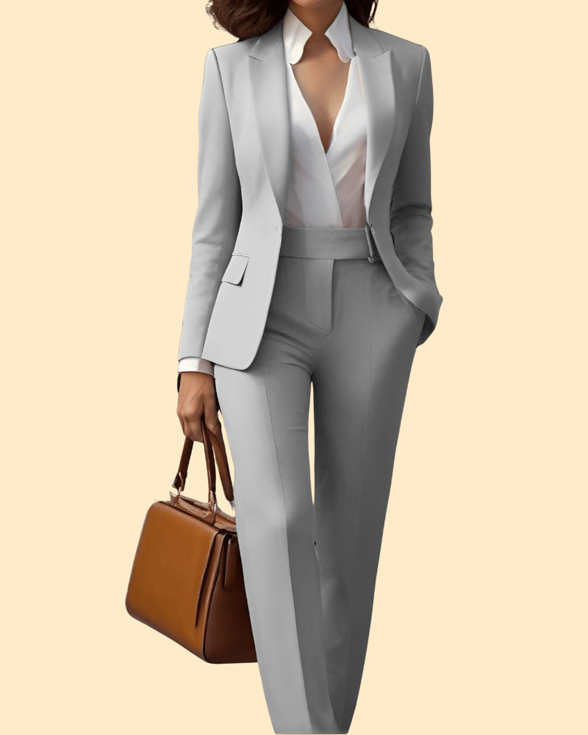 Elegante Dames Op Maat Gemaakt Zakelijk Pakset