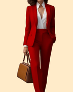 Elegante Dames Op Maat Gemaakt Zakelijk Pakset