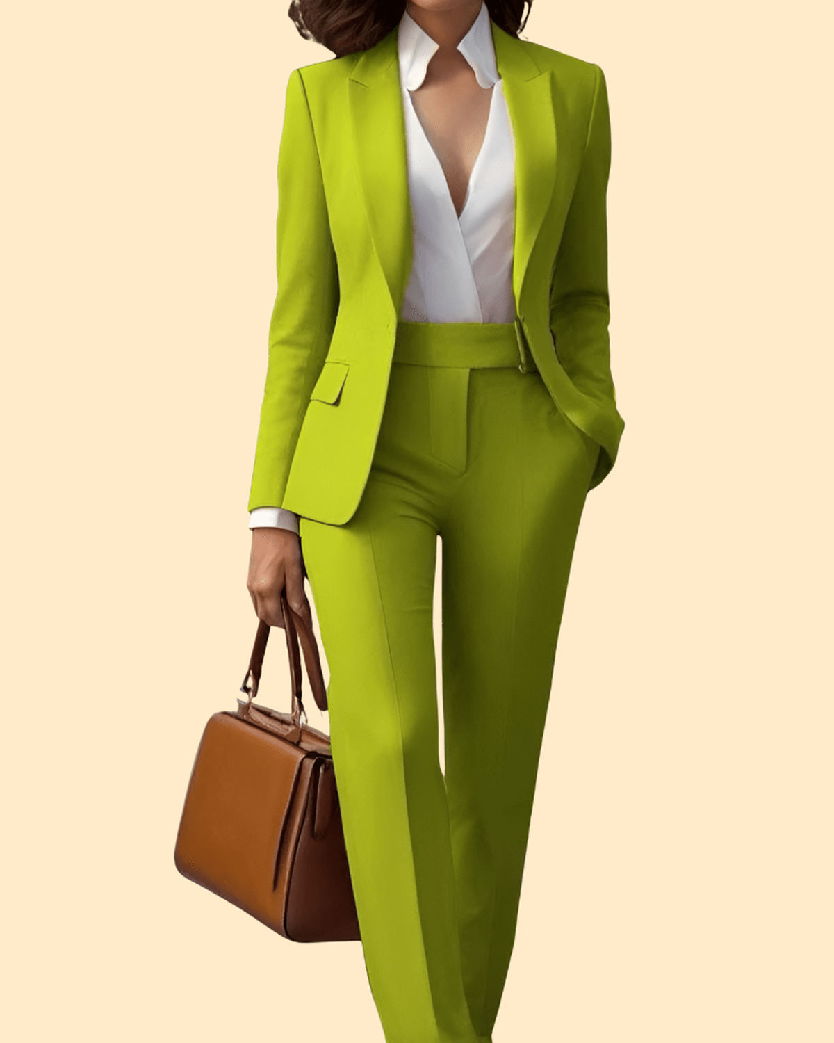 Elegante Dames Op Maat Gemaakt Zakelijk Pakset