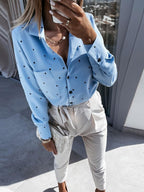 Elegante Damesblouse Met Klassieke Snit En Flatterende Pasvorm