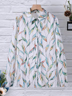 Elegante Damesblouse Met Opvallend Ontwerp En Comfortabele Pasvorm