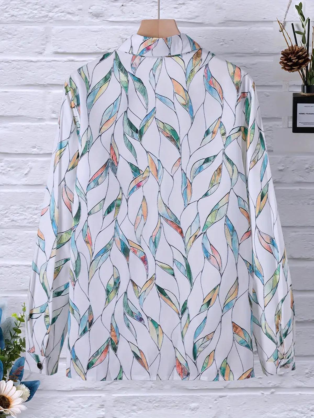 Elegante Damesblouse Met Opvallend Ontwerp En Comfortabele Pasvorm