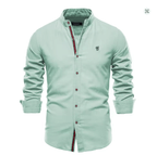 Elegante Heren Linnen Shirt Voor Elk Seizoen