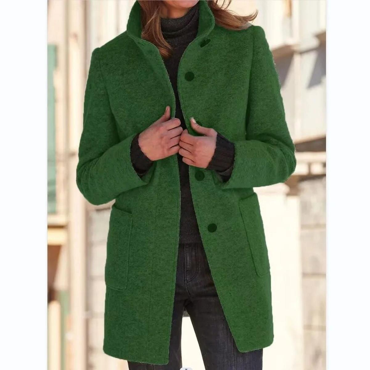 Elegante Winter Wollen Jas voor Dames