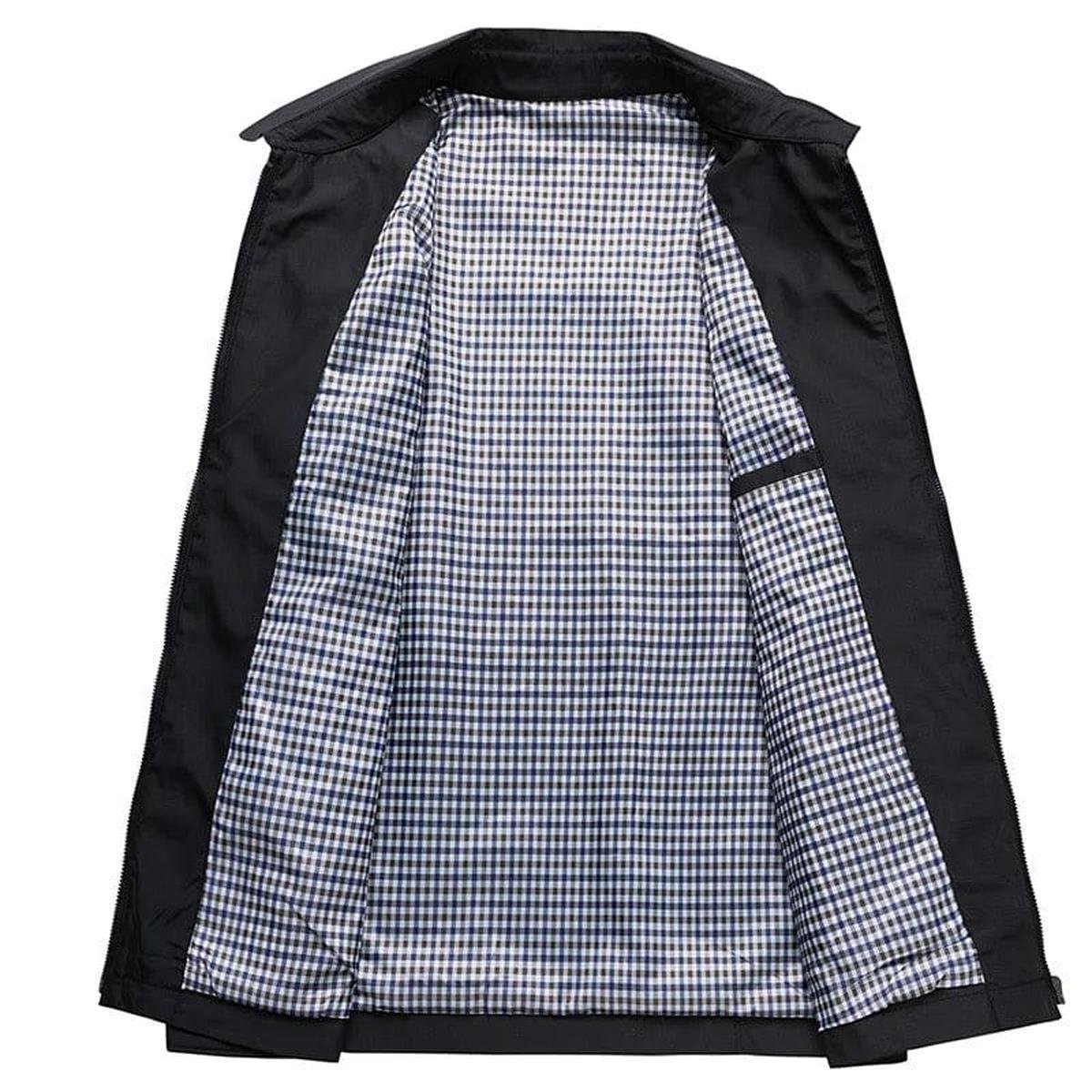 Elegante Zip-Up Sweater met Klassieke Kraag