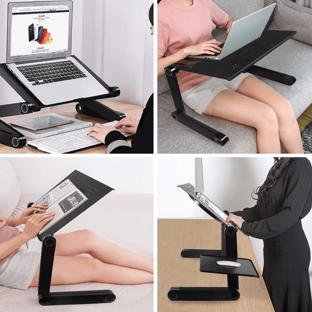 Ergonomische 360° Roterende Laptopstandaard met Verstelbare Hoogte