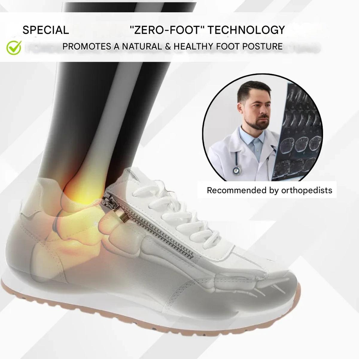 Ergonomische Dames Sneakers Met Slipvaste Zool En Ademend Ontwerp