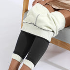 Fleece Legging Dames - Slim Fit Hoge Taille Winter Leggings