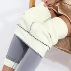Fleece Legging Dames - Slim Fit Hoge Taille Winter Leggings