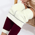 Fleece Legging Dames - Slim Fit Hoge Taille Winter Leggings