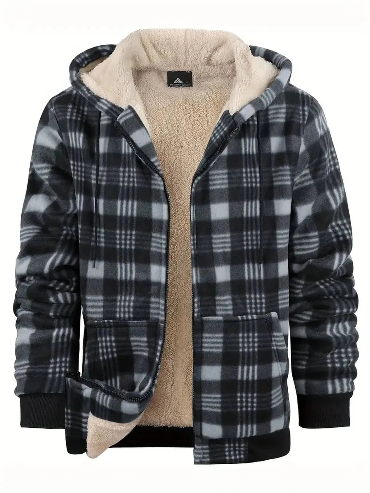Fleece-gevoerde Polyester Winterjas