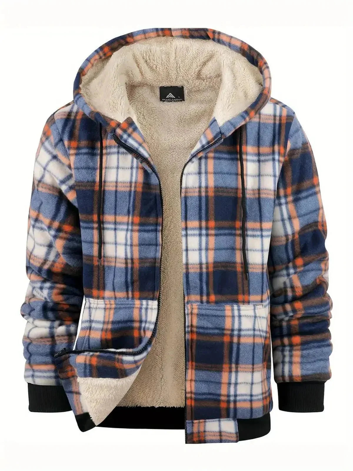 Fleece-gevoerde Polyester Winterjas