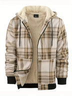 Fleece-gevoerde Polyester Winterjas