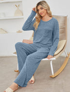 Geribbelde Tricot Casual Lounge Set
