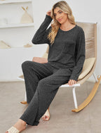 Geribbelde Tricot Casual Lounge Set