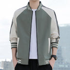 Gestreepte Mouwen Relaxed Fit Bomberjack