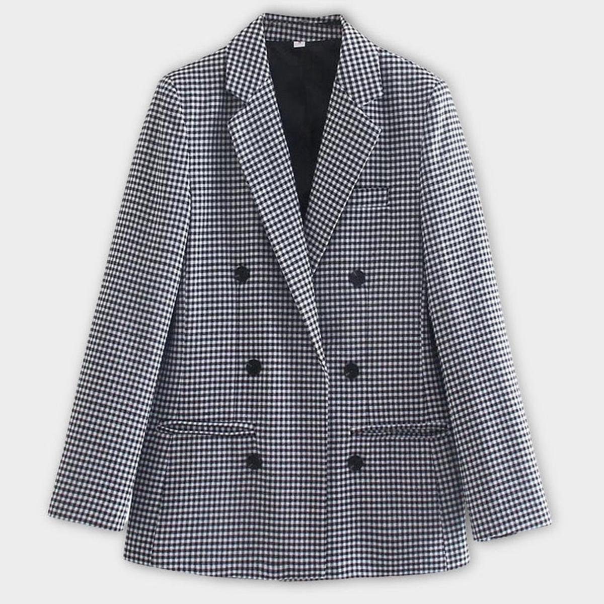 Getailleerde Dames Blazer Met Lapelkraag