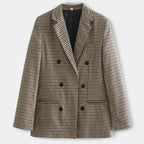 Getailleerde Dames Blazer Met Lapelkraag
