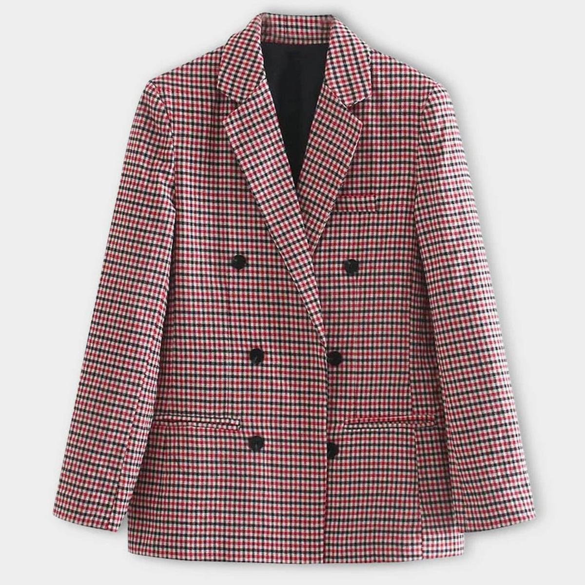 Getailleerde Dames Blazer Met Lapelkraag