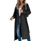 Getailleerde Double-Breasted Trenchcoat Voor Dames