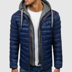 Gewatteerde Hoodiejas voor Mannen