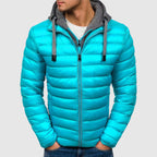 Gewatteerde Hoodiejas voor Mannen