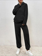 Gezellige Teddy Loungewear Set met Hoodie en Broek
