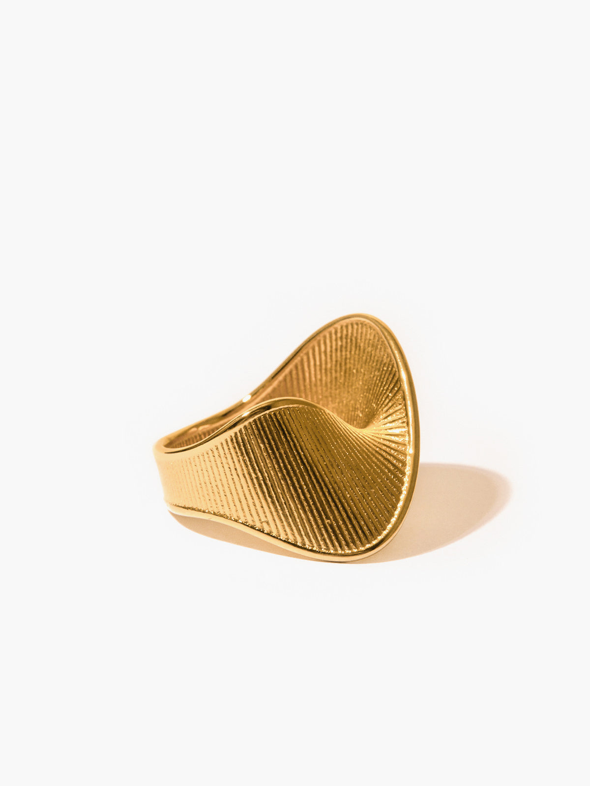 Gold Plated Gedraaide Ring