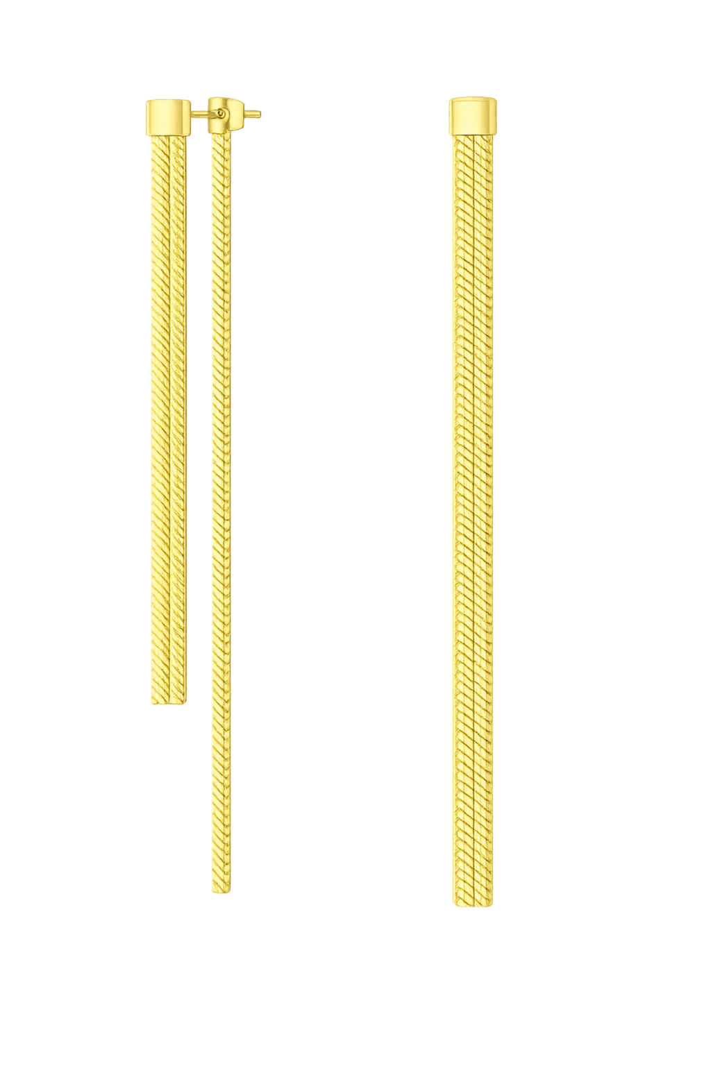 Gold Plated Kwast Oorbellen