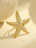 Gold Plated Zeester Ring