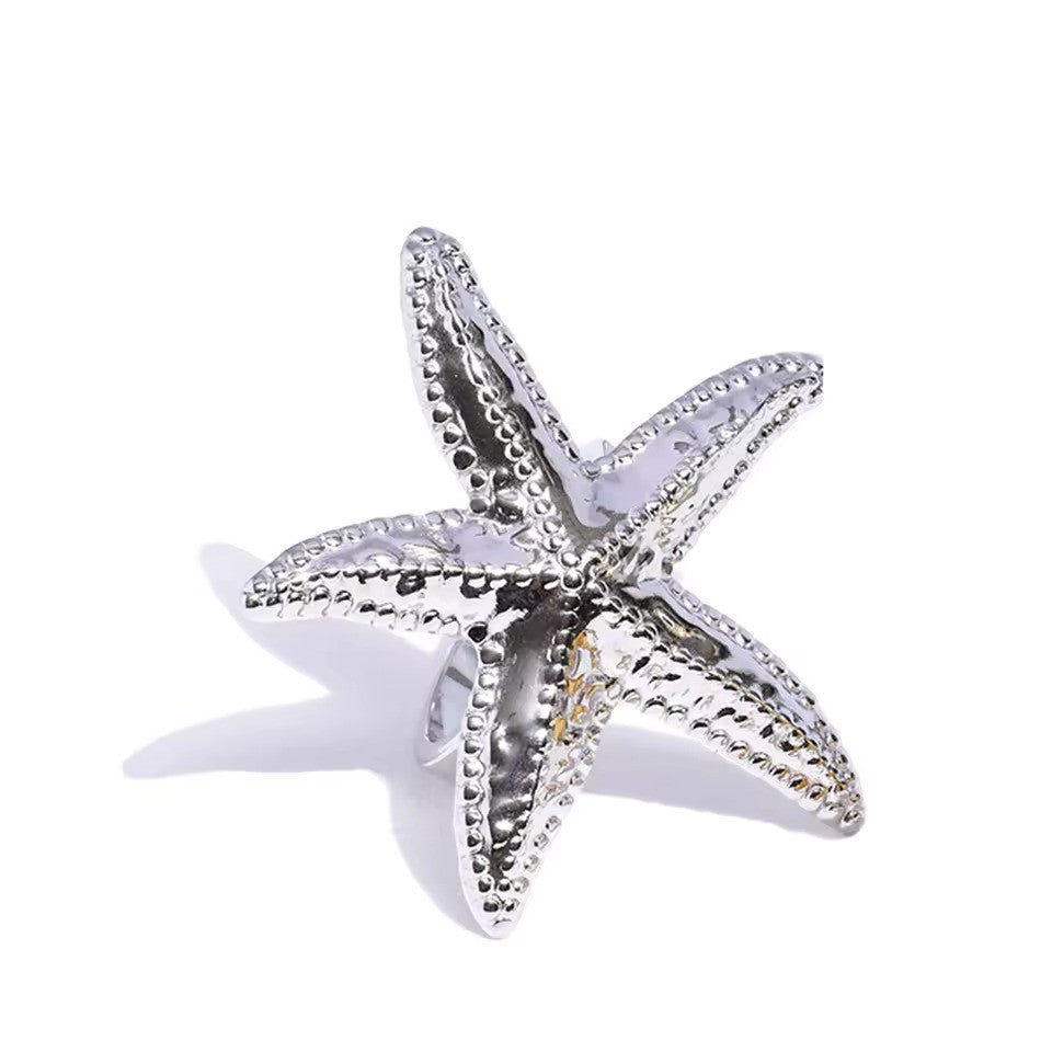 Gold Plated Zeester Ring